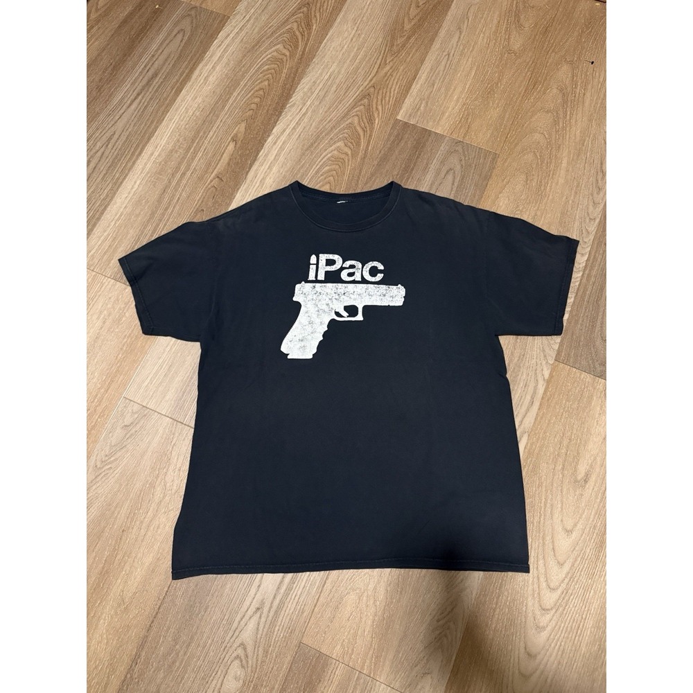 Unbranded T-Shirt Mens 2XL Black iPac Apple Macintosh Parody Graphic Vintage